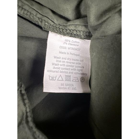 Toast Women's Gabi Cotton Pull On Pants Loden In "Olive" Be Green Size 16 - Picture 9 of 10